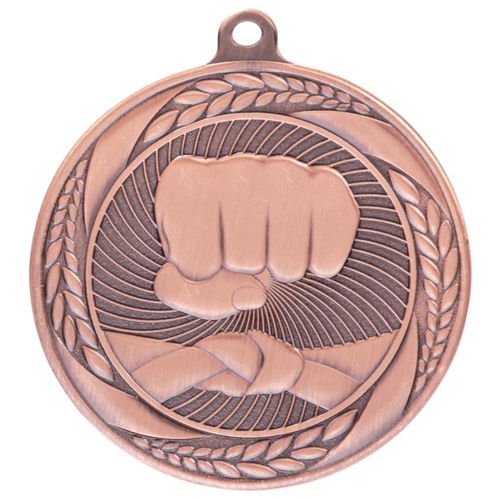 55MM BRONZE FIST MEDAL 